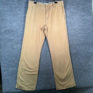 Gap Loose Boot Fit Pants 34x34 Tan Industrial Standard Distressed Vintage Y2K